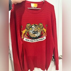 Kith Red Lion Graphic Sweater